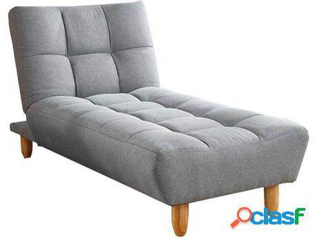 Chaiselongue VENTE UNIQUE Esteban (Tejido - Gris - 87x84x165