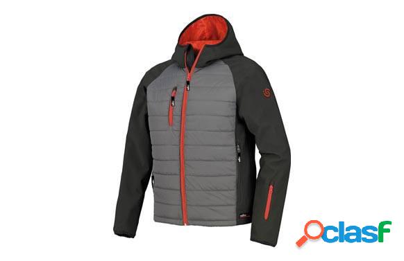 Chaqueta Bonny Gris Negro con Capucha Talla S Issa