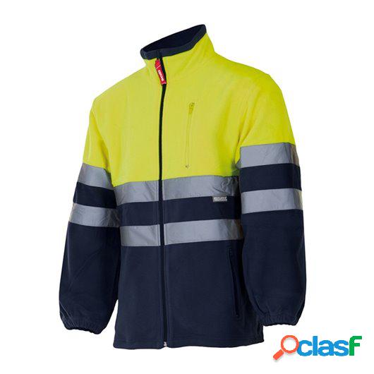 Chaqueta Trabajo Xl Al.Vis. 100%Poliester Forro Polar Amaril