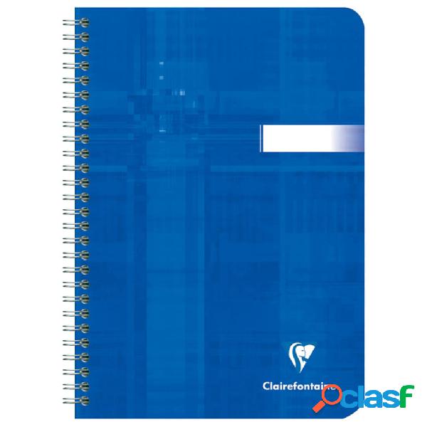 Clairefontaine Cuadernos con espiral A5 90 hojas cuadrícula