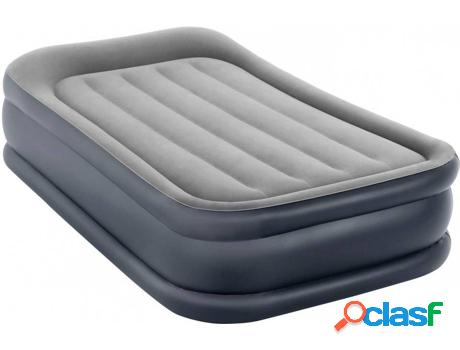 Colchón Hinchable INTEX Individual Deluxe (Azul - PVC -