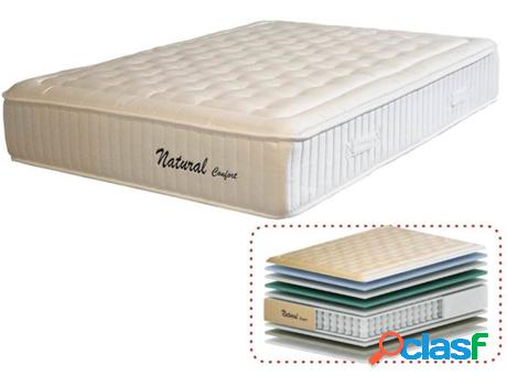 Colchón MUEBLAM Natural Confort (200x200 cm - Muelles