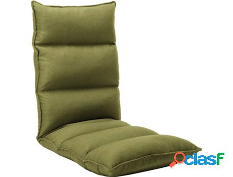 Colchón Plegable para Sillón VIDAXL Plegable De Tela Verde