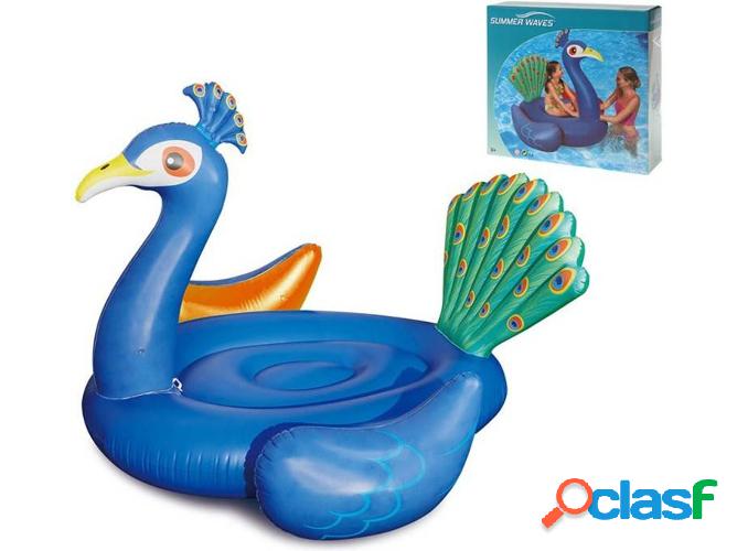 Colchoneta DISFRAZZES Pavo Real Hinchable (122 x 100 cm -