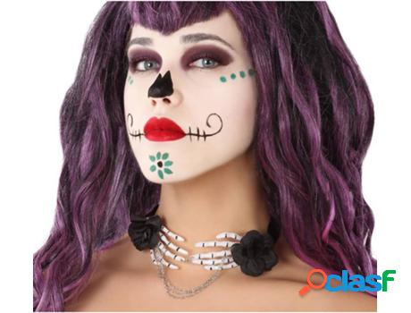 Collar DISFRAZZES Día De Los Muertos Con Huesos