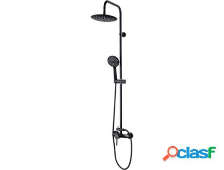 Columna de Ducha de Hidromasaje SHOWER DESIGN Aita (Negro -