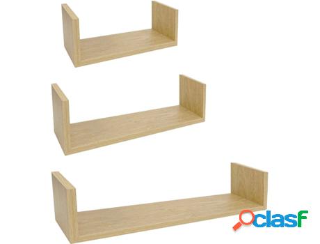Conjunto de 3 Estanterías THE SECRET HOME (42,5 x 10 cm -