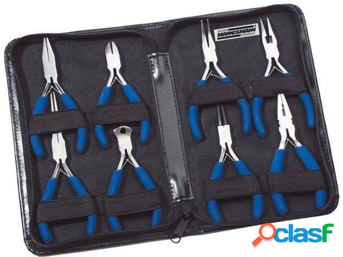 Conjunto de Alicates Electrónicos - 8 piezas MANNESMANN
