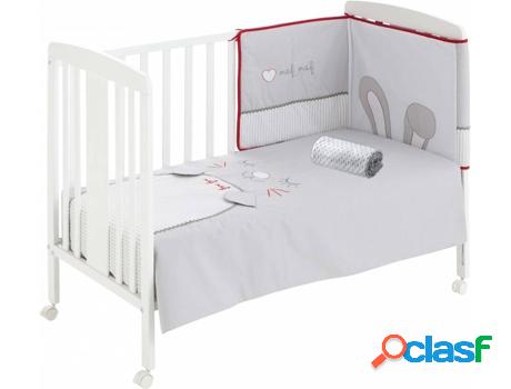 Conjunto para Cuna NAF NAF Rabbit Rojo (60 x 120 cm)