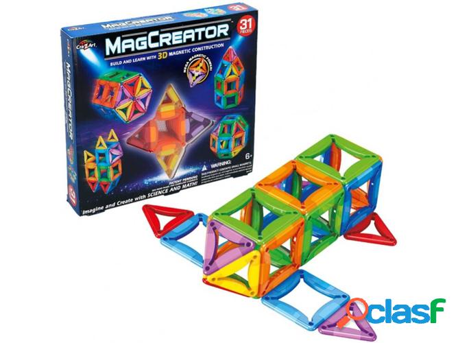 Construcción CRA-Z-ART Magcreator 3D - 31 piezas