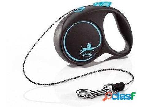 Correa para Perros FLEXI Ajustable y Reflectante (Azul - 3 m