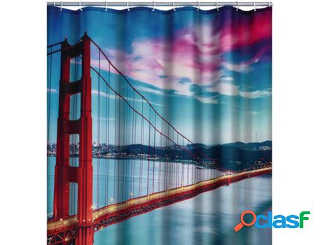 Cortina de Ducha RIDDER San Francisco (Poliéster - 180x200