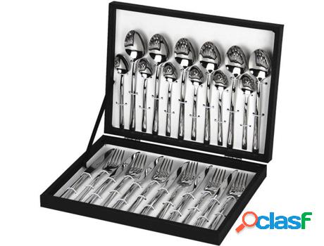Cuberteria Inox Modelo Bari 24 Pcs C-18/10 2,5Mm