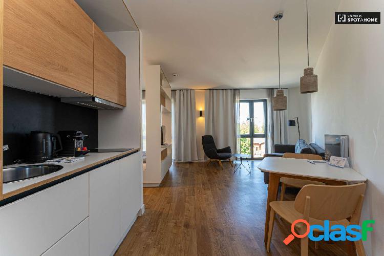 Elegante apartamento estudio en alquiler en Lichtenberg