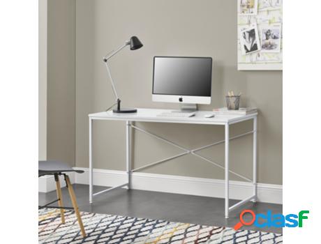 Escritorio EN.CASA Metal/MDF (Blanco - 120 x 60 x 72 cm)
