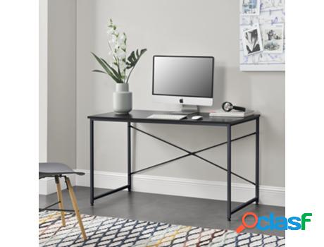 Escritorio EN.CASA Metal/MDF (Negro - 120 x 60 x 72 cm)
