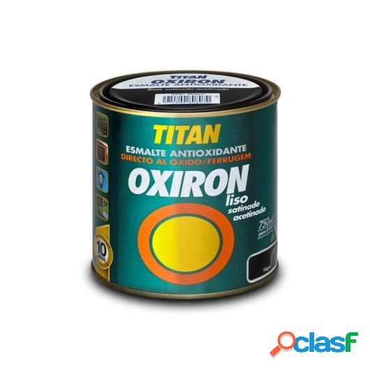 Esmalte Antioxidante Satinado 750 Ml Negro Exterior Oxiron