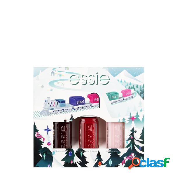 Essie Set de regalo de Navidad Mini Trio 3x5ml