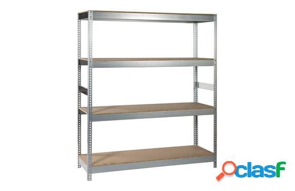 Estanteria Metalica Galvanizada, 4 Estantes 190 X 150 X 60