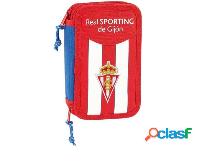 Estuche Doble SPORTING DE GIJÓN GIJON (12.5x19.5x4cm)