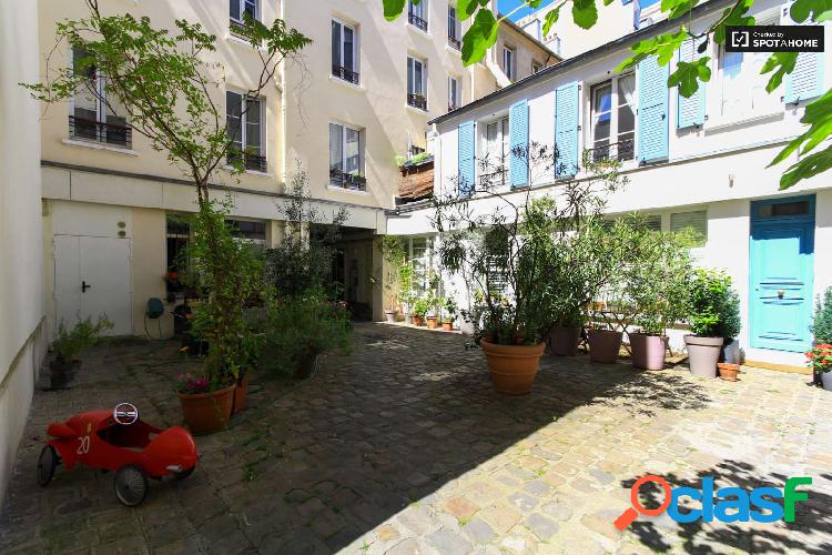 Estudio para alquilar cerca de Montmartre en el distrito 18