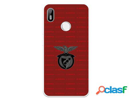 Funda Para Bq Aquaris C Del Escudo Fondo Granate - Licencia
