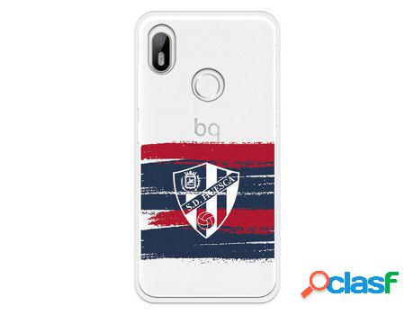 Funda Para Bq Aquaris C Del Huesca Rayas Transparente -