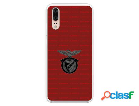 Funda para Huawei P20 del Escudo Fondo Granate - Licencia