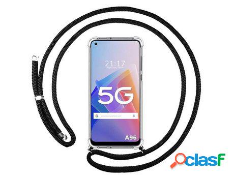 Funda para Oppo A96 5G TUMUNDOSMARTPHONE Colgante Negro