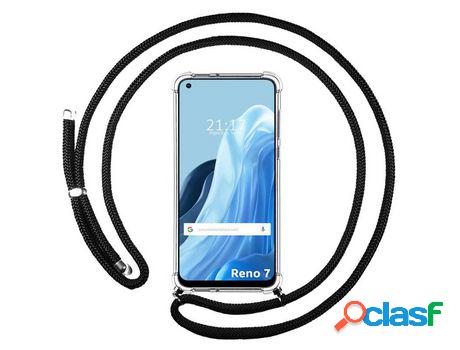 Funda para Oppo Reno 7 4G TUMUNDOSMARTPHONE Colgante Negro