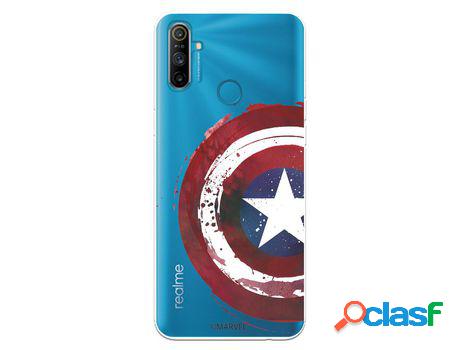 Funda para Realme C3 Oficial de Marvel Capitan América