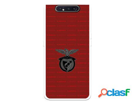 Funda para Samsung Galaxy A80 del Escudo Fondo Granate -