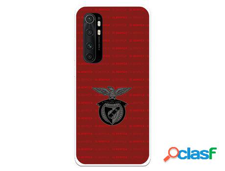 Funda para Xiaomi Mi Note 10 Lite del Escudo Fondo Granate -