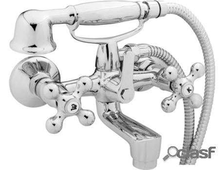 Grifo Mezclador de Baño SCHÜTTE Elk (Plateado - Latón)