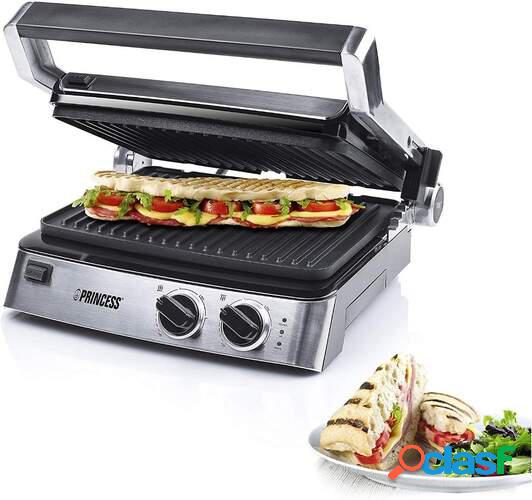 Grill Princess 117300 - 2000W, 29x23cm, Antiadherente,