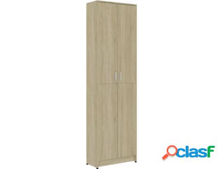 Guardarropa VIDAXL (Marrón - Madera Aglomerada - 55x25x189