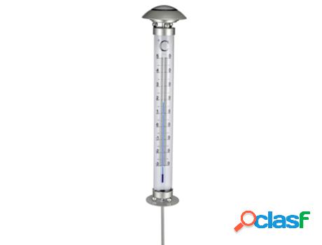 Hi Iluminação Com Termómetro Solar De Jardim