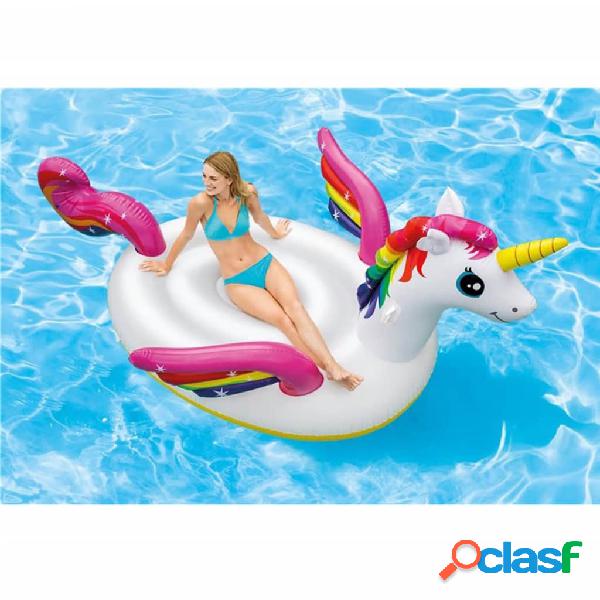 INTEX Flotador para piscina Mega Unicorn Island 57281EU