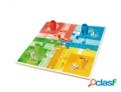 Juego Colectivo CB GAMES Parchís y oca de madera (Edad
