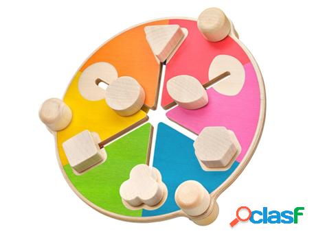 Juego Didáctico SELECTA (Madera - Beige - 19 x 19 x 7 cm)