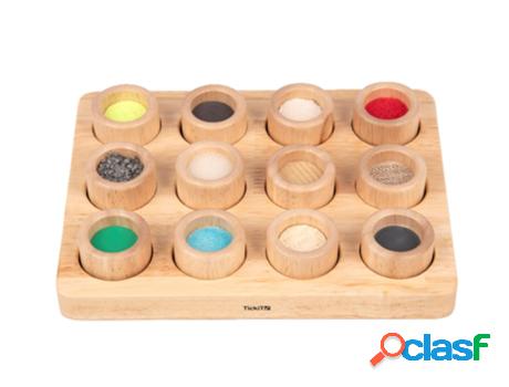 Juego Didáctico TICKIT (Madera - Beige - 22 x 17 x 3,5 cm)