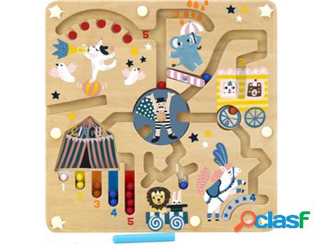 Juego Didáctico VILAC (Madera - Azul - 22,5 x 22,5 x 2 cm)