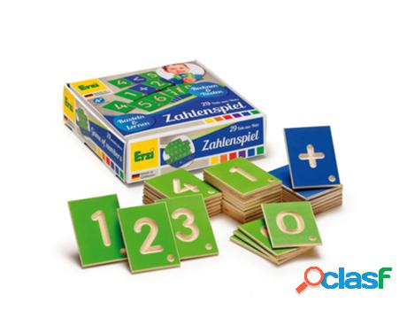Juego Educativo ERZI (Madera - Azul - 16 x 15 x 4,6 cm)