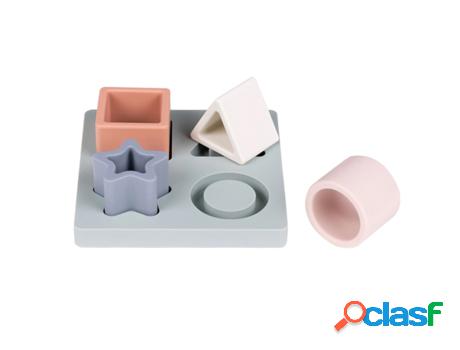 Juego Educativo NATTOU (Silicona - Gris - 12 x 12 x 4 cm)