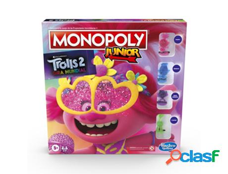 Juego de Mesa HASBRO Monopoly Junior Trolls (Edad Mínima: