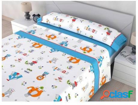 Juego de Sábanas Circus 54654 Azul 90 cm