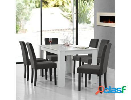 Juegos de Comedor [EN.CASA] Gris oscuro (MDF, tela - 140c x