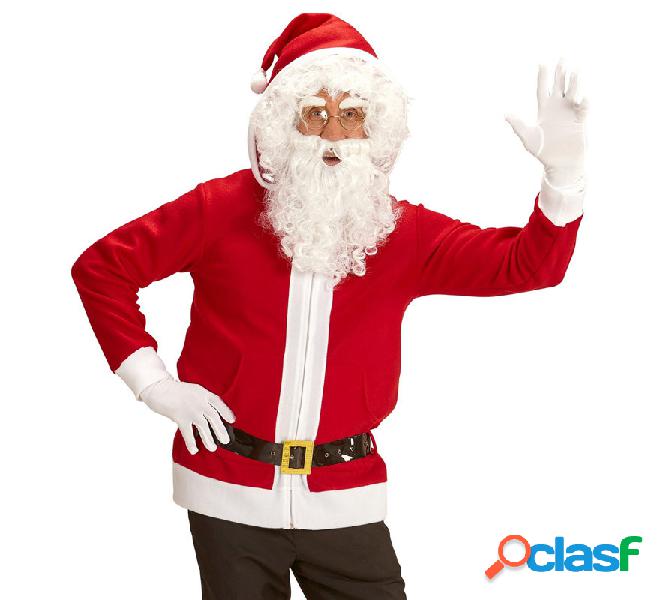 Kit Papá Noel para hombre: Sudadera con Capucha y Cinturón