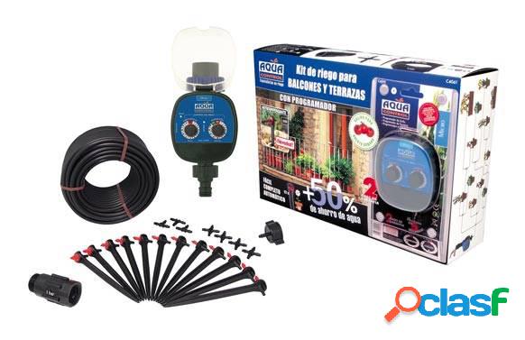 Kit Riego Gota A Gota Para Balcon + Programador + 25m