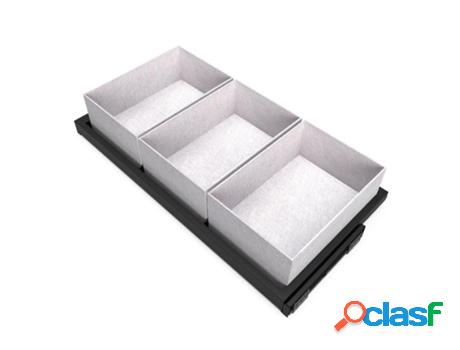 Kit de bandeja, 3 cestos organizadores y bastidor de guías